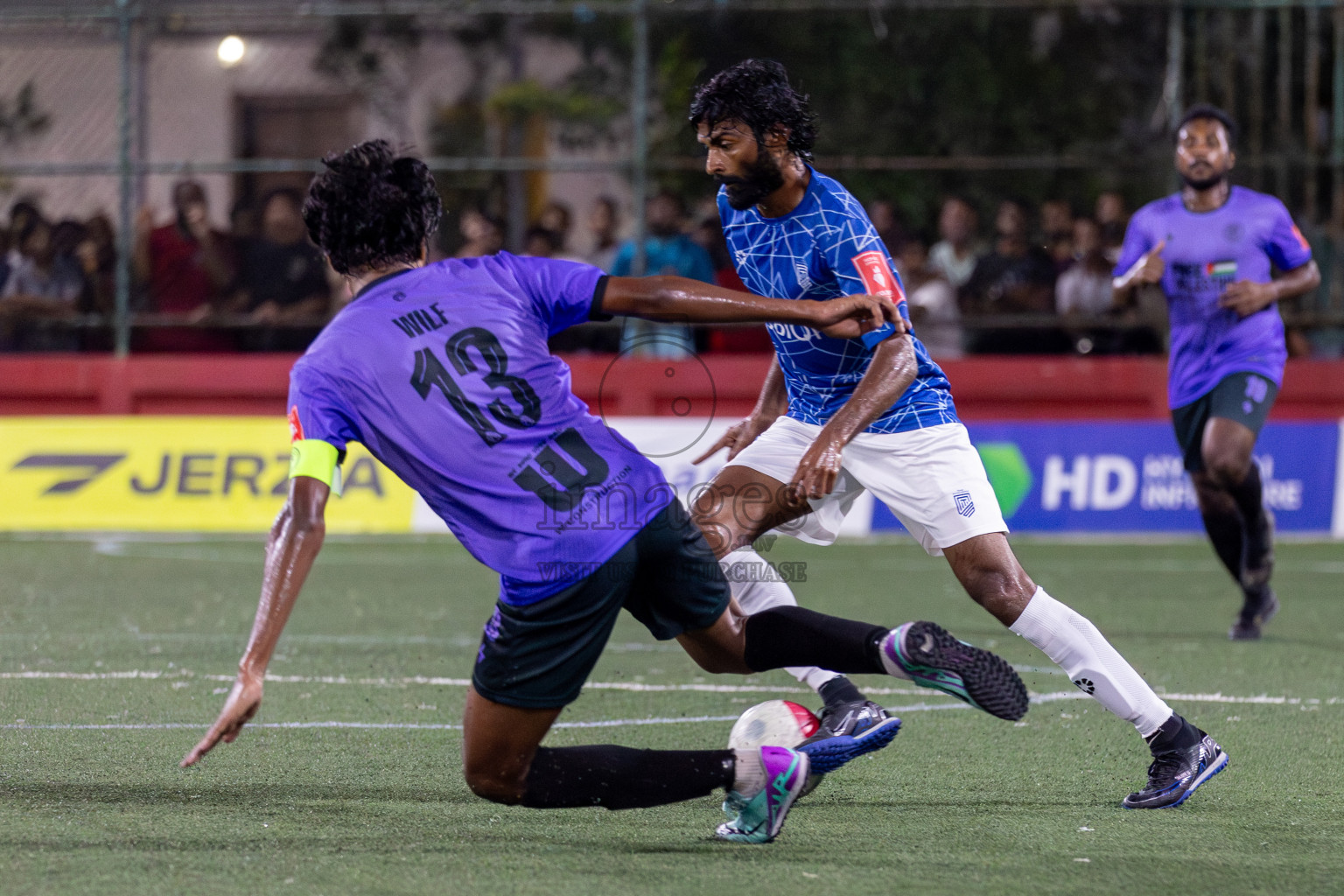 HDh Neykurendhoo vs HDh Naivaadhoo in Day 18 of Golden Futsal Challenge 2024 was held on Thursday, 1st February 2024, in Hulhumale', Maldives Photos: Mohamed Mahfooz Moosa, / images.mv