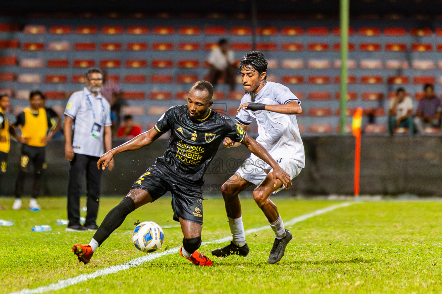 Club Eagles vs Club Green Streets in Dhivehi Premier League 2025/26 held in National Football Stadium, Male', Maldives on Wednesday, 1st September 2025. Photos: Areef Adam / Images.mv