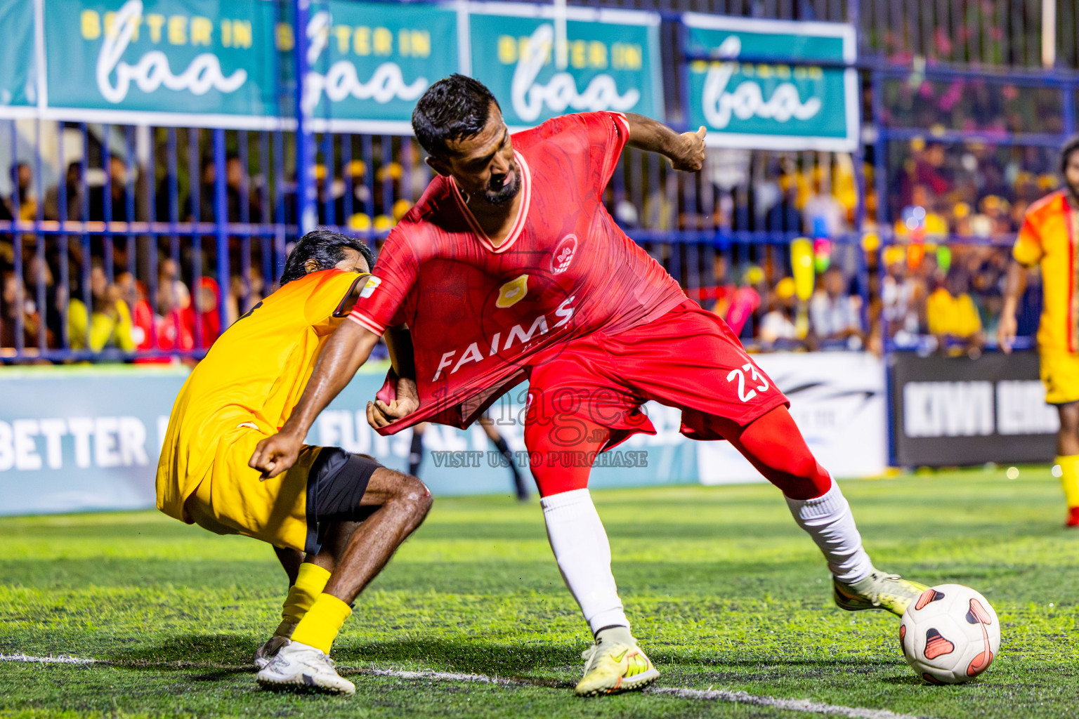 Eydhafushi vs Thulhaadhoo in Semi Finals of Better in Baa Futsal Fiesta 2025 Men's division held in B. Eydhafushi, Maldives on Saturday, 15th November 2025. Photos: Nausham Waheed / images.mv