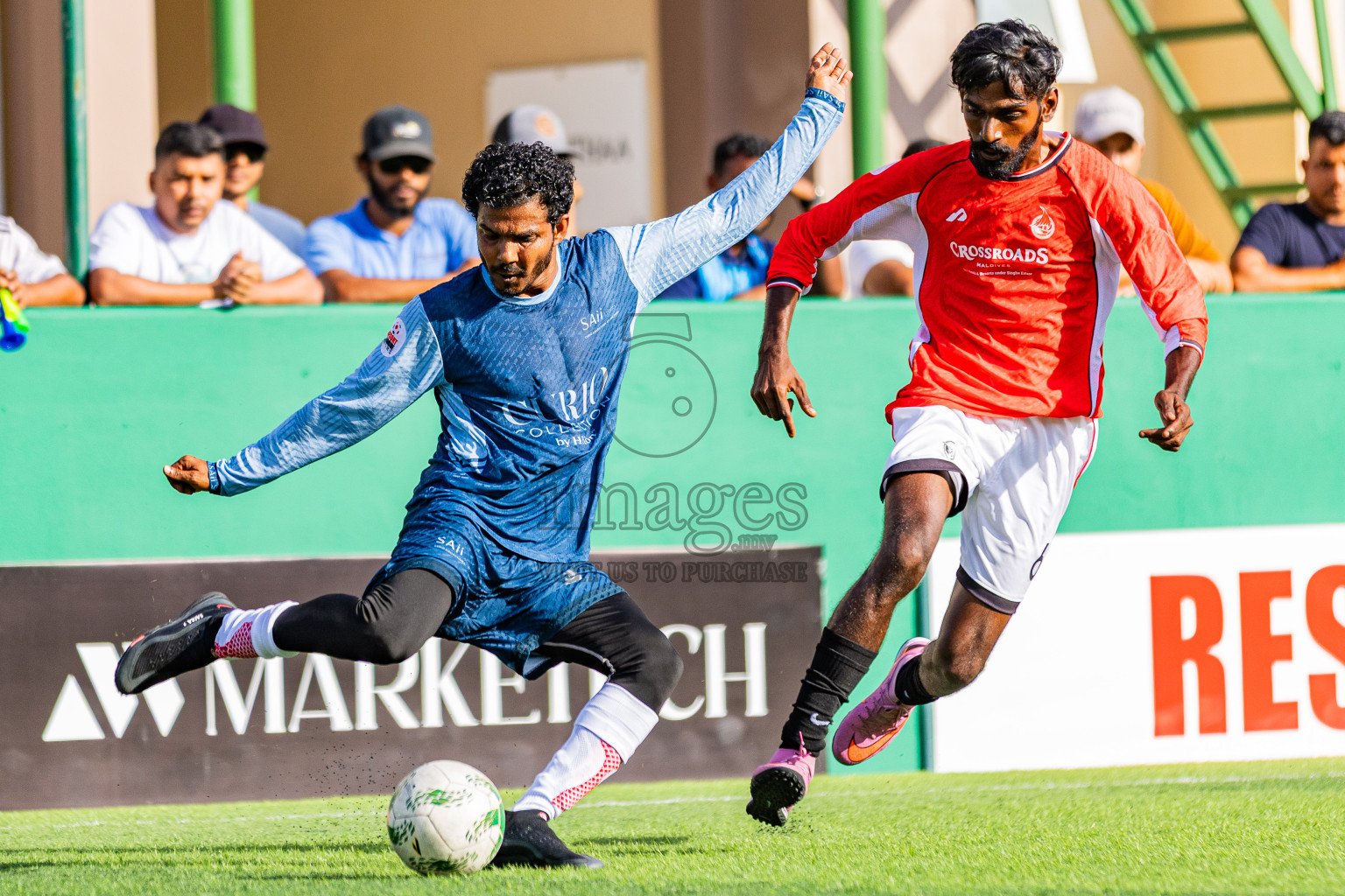The Marina vs SAII Lagoon in Resort League 2025 (South Male Zone) day 11 was held on Thursday, 9th October 2025 in Crossroads's Maldives, Photos: Areef Adam / images.mv