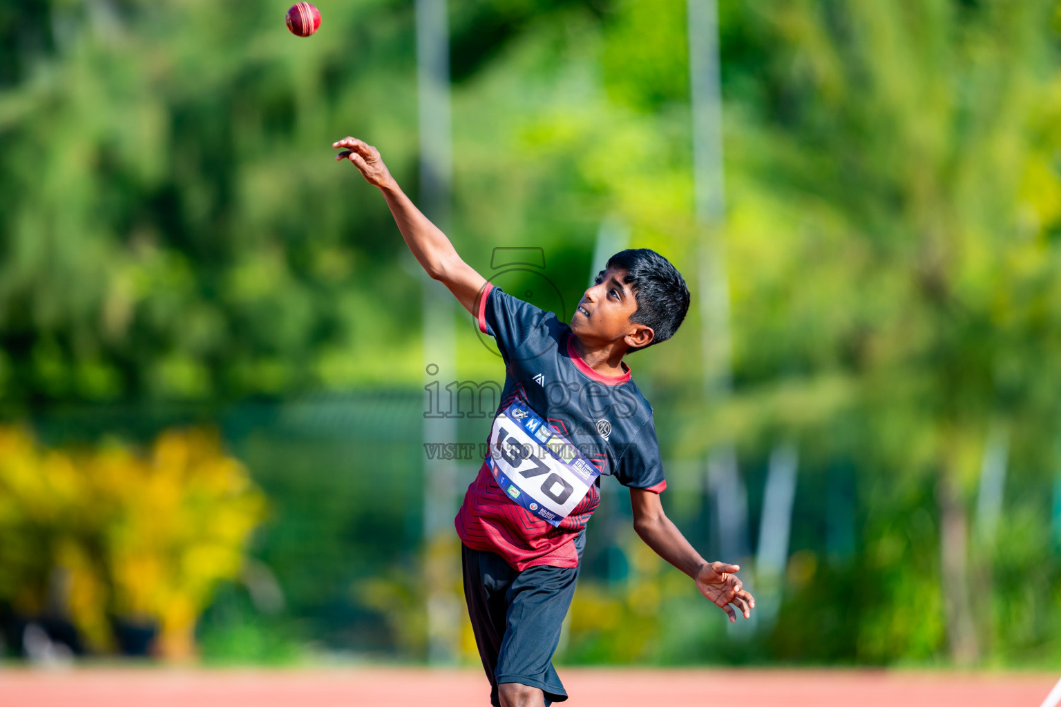 Day 6 of MWSC Interschool Athletics Championships 2024 held in Hulhumale Running Track, Hulhumale, Maldives on Thursday, 14th November 2024. Photos by: Nausham Waheed / Images.mv