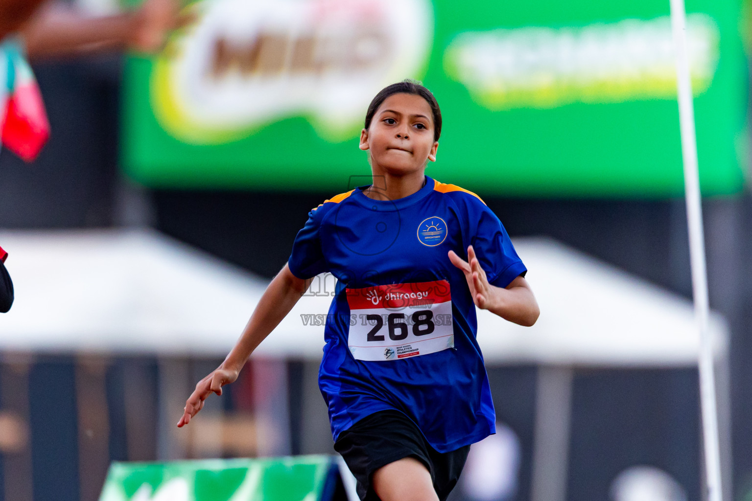Day 2 of Inter-school Athletics Championship 2025 held in Ekuveni Synthetic Track, Male', Maldives on Tuesday, 07th October 2025. Photos by: Nausham Waheed / Images.mv