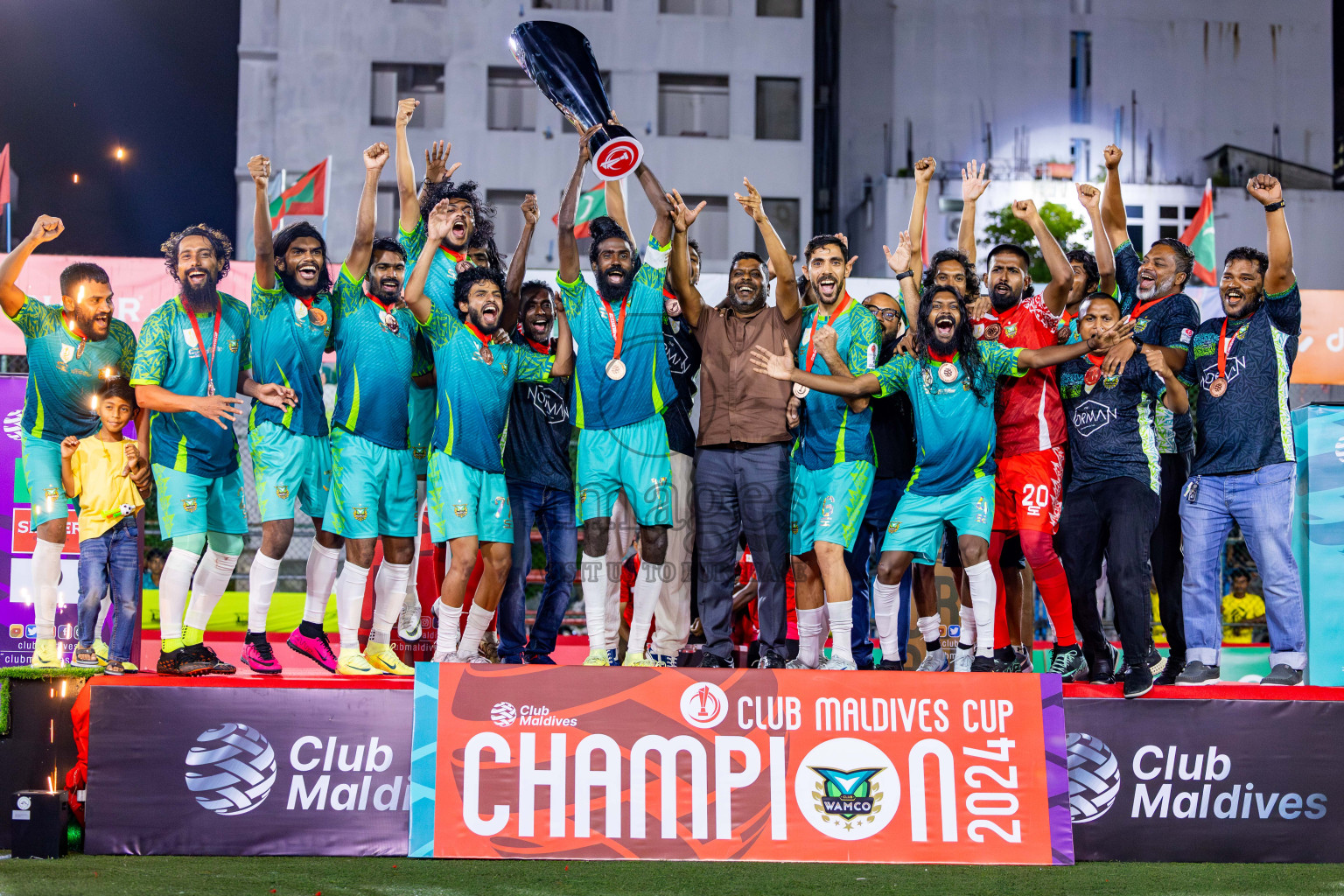 Final of Club Maldives Cup 2024 was held in Rehendi Futsal Ground, Hulhumale', Maldives on Friday, 18th October 2024. Photos: Nausham Waheed/ images.mv