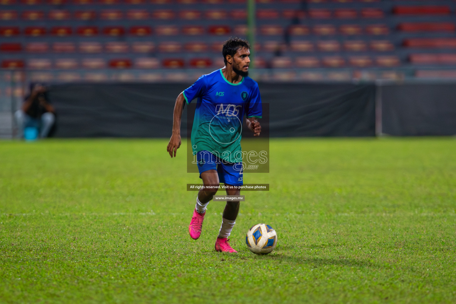 Dhivehi Premier League 2023 - Maziya Sports & Recreation vs Super United Sports, held in National Football Stadium, Male', Maldives  Photos: Mohamed Mahfooz Moosa/ Images.mv