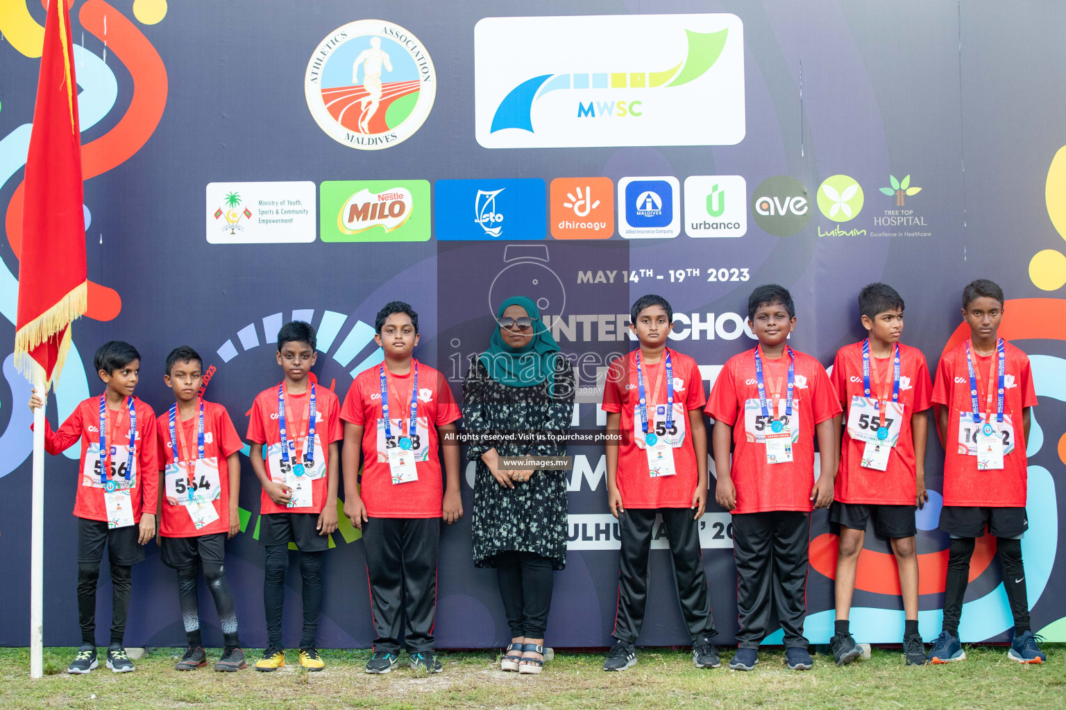 Day five of Inter School Athletics Championship 2023 was held at Hulhumale' Running Track at Hulhumale', Maldives on Wednesday, 18th May 2023. Photos: Nausham Waheed / images.mv