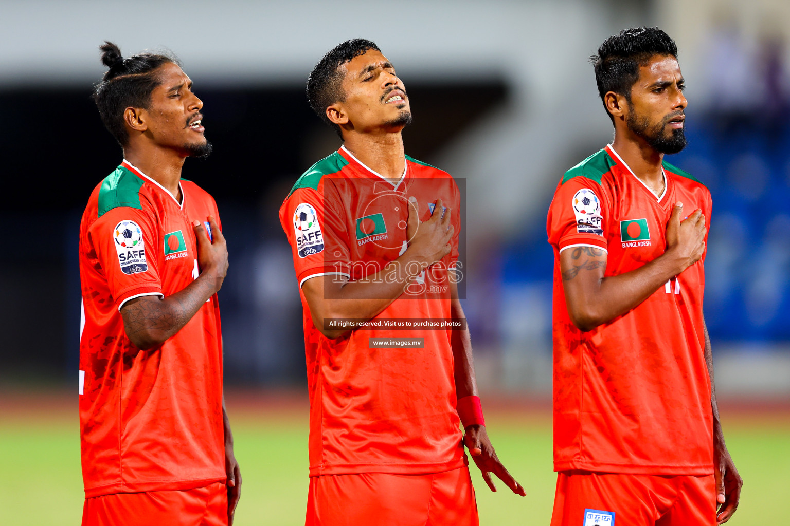 Bhutan vs Bangladesh in SAFF Championship 2023 held in Sree Kanteerava Stadium, Bengaluru, India, on Wednesday, 28th June 2023. Photos: Nausham Waheed, Hassan Simah / images.mv