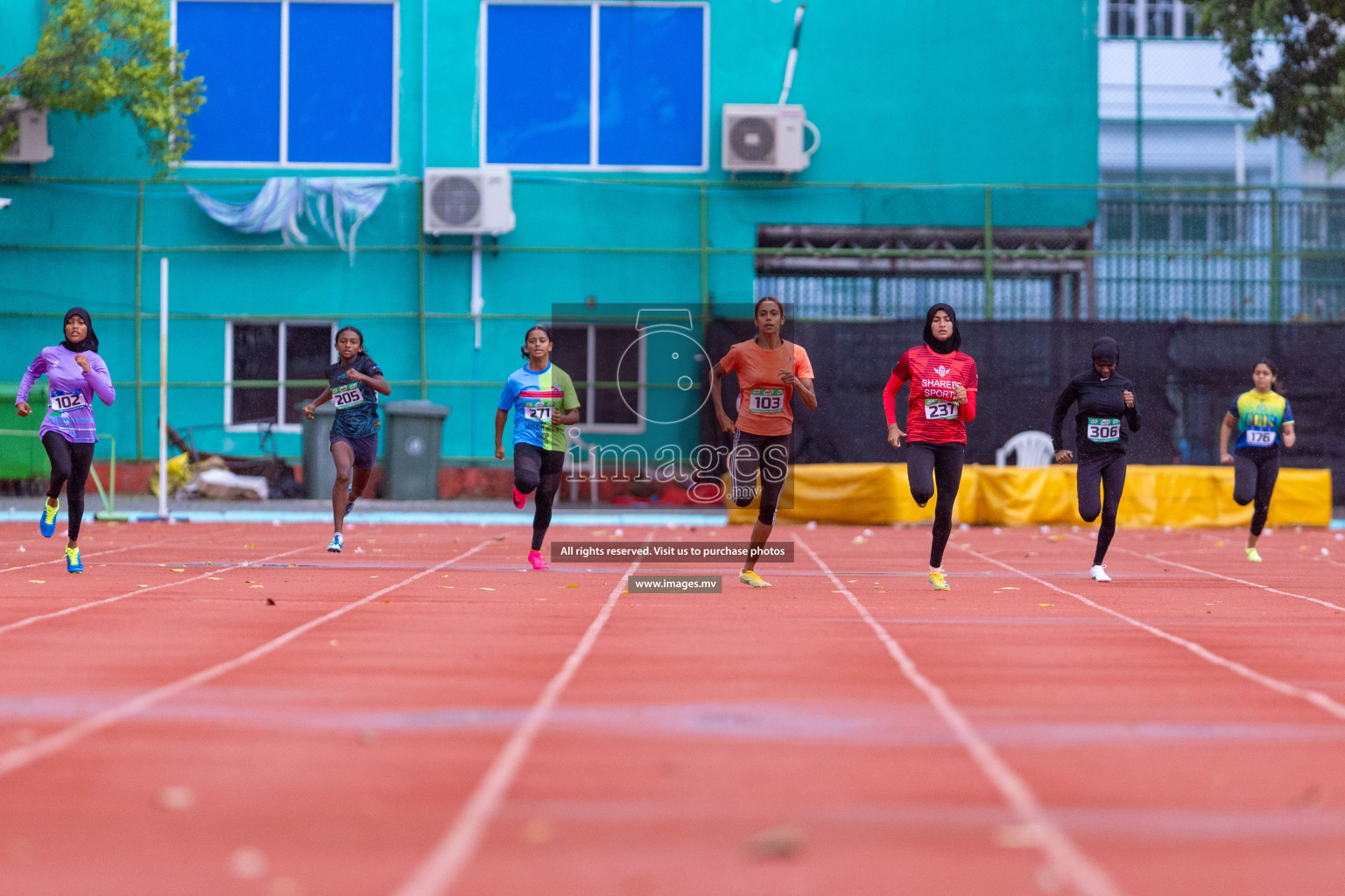 Day 2 of National Athletics Championship 2023 was held in Ekuveni Track at Male', Maldives on Friday, 24th November 2023. Photos: Nausham Waheed / images.mv