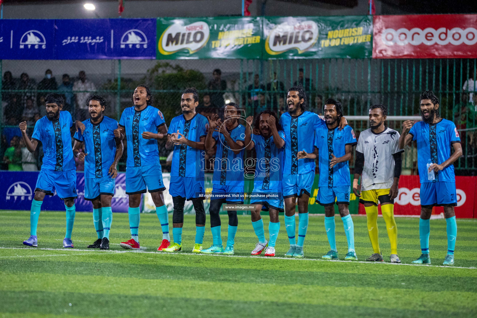 Team FSM vs Club HDC in the Quarter Finals of Club Maldives 2021 held at Hulhumale;, on 12th December 2021 Photos: Ismail Thoriq / images.mv