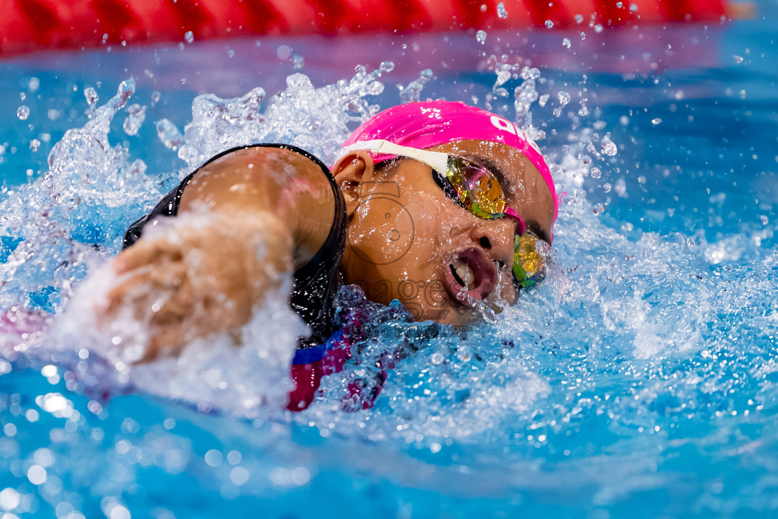 Day 3 of BML 21st Interschool Swimming Competition 2025 was held in Hulhumale' Swimming Pool, Hulhumale', Maldives on Monday, 13th October 2025. Photos: Nausham Waheed / images.mv