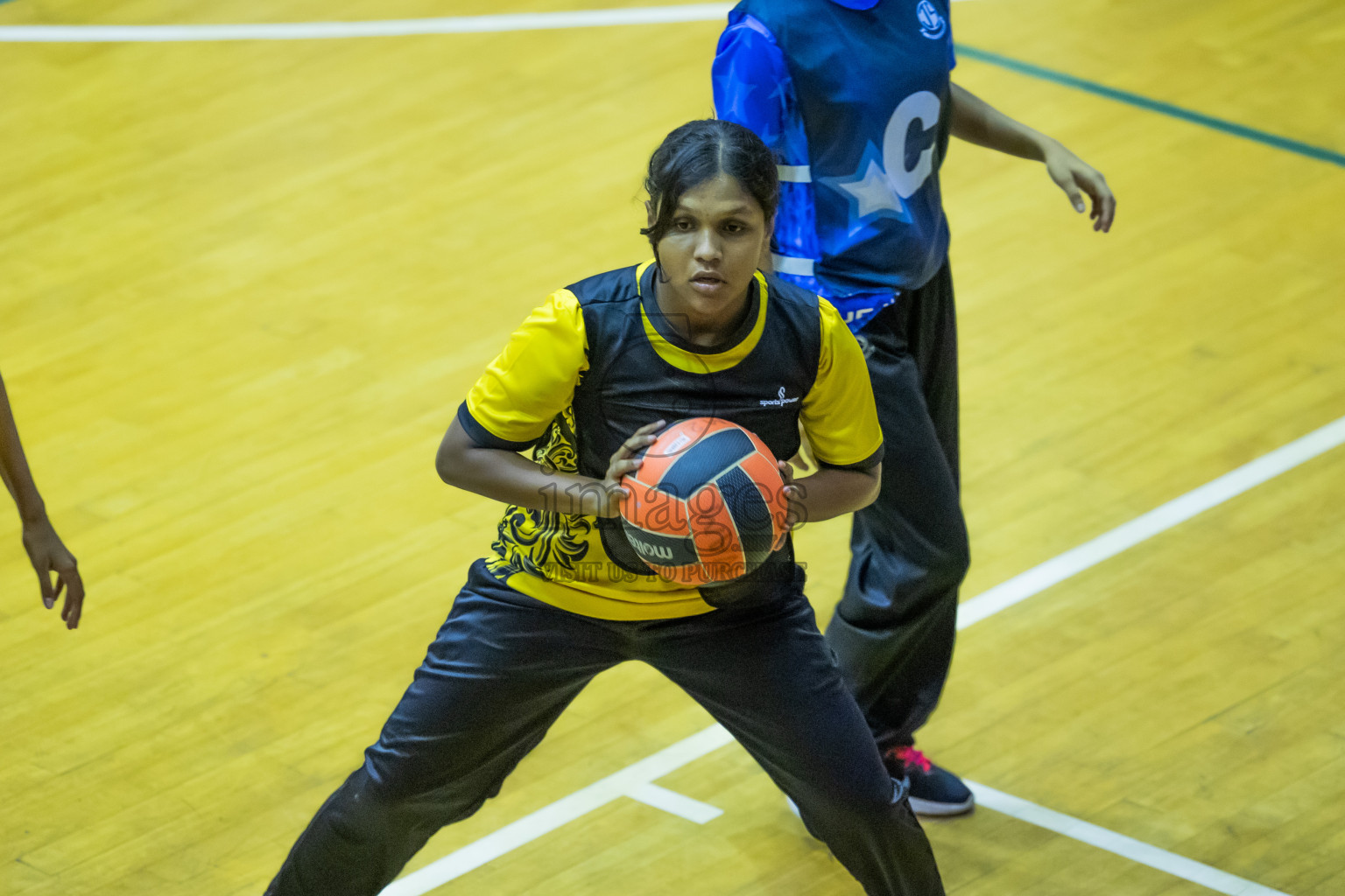 Day 12 of 25th Inter-School Netball Tournament was held in Social Center at Male', Maldives on Thursday, 22nd August 2024.