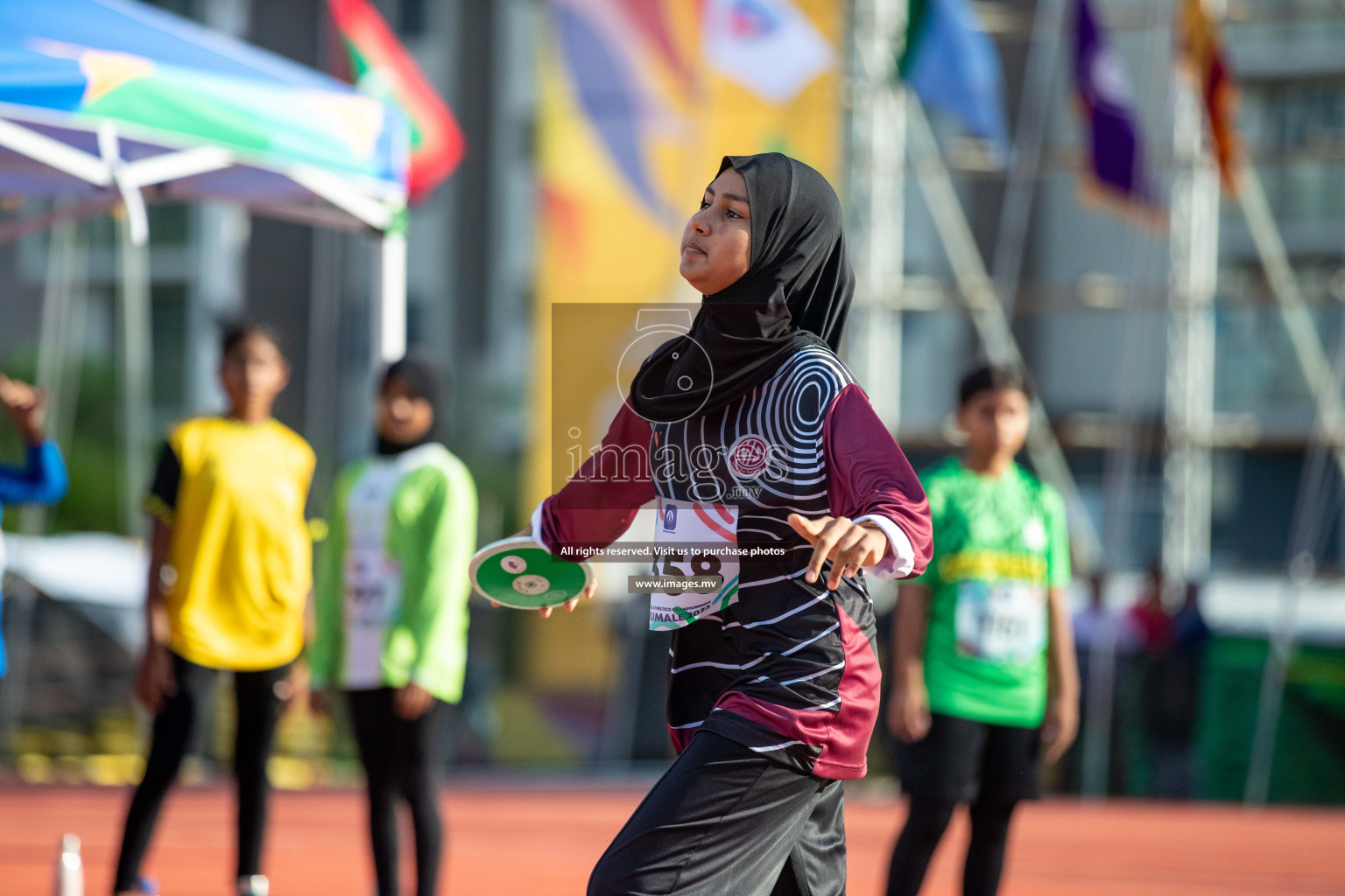 Day three of Inter School Athletics Championship 2023 was held at Hulhumale' Running Track at Hulhumale', Maldives on Tuesday, 16th May 2023. Photos: Nausham Waheed / images.mv