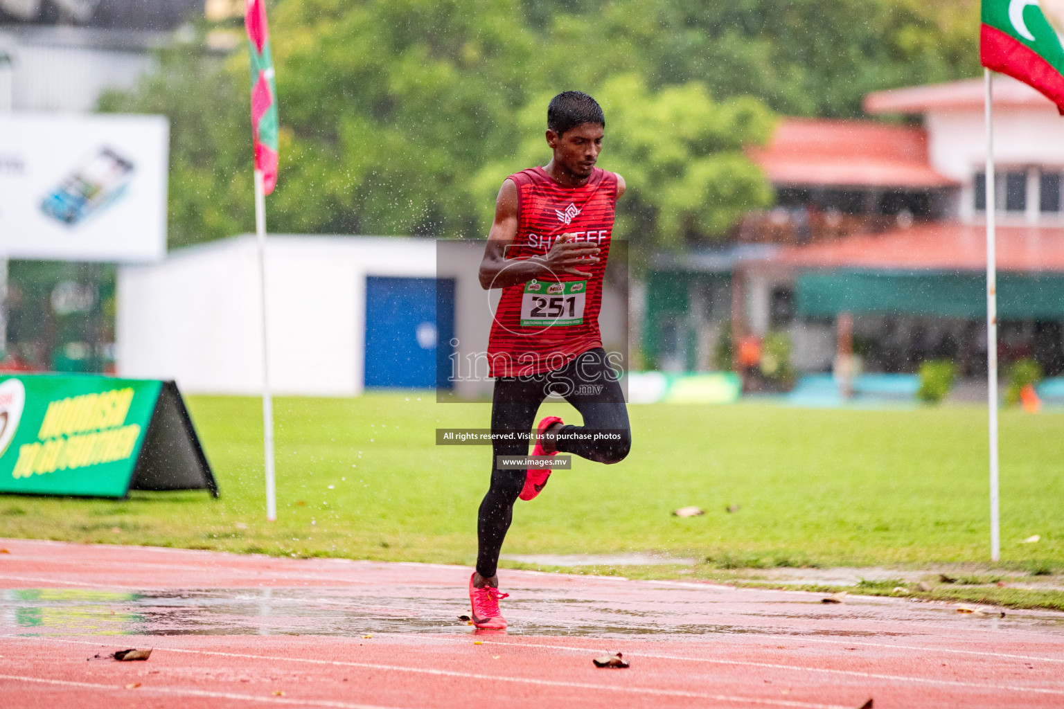 Day 2 of National Athletics Championship 2023 was held in Ekuveni Track at Male', Maldives on Friday, 24th November 2023. Photos: Hassan Simah / images.mv