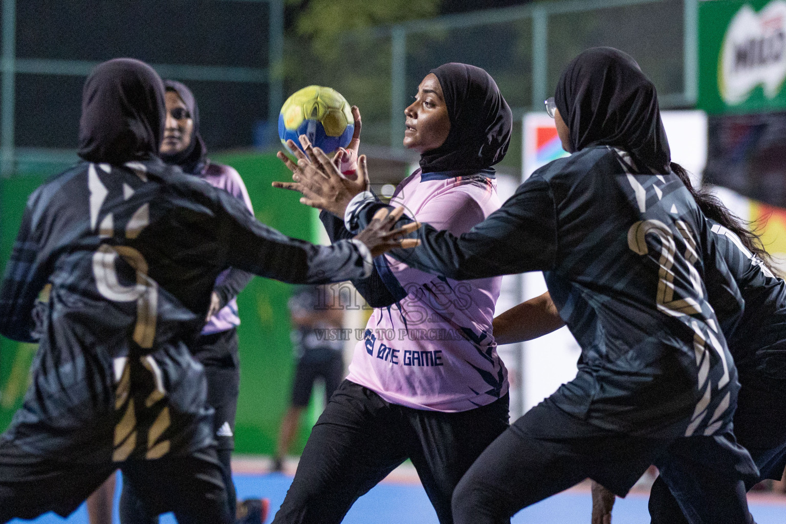 Day 16 of 10th National Handball Tournament 2023, held in Handball ground, Male', Maldives on Wednesday, 13th December 2023 Photos: Nausham Waheed/ Images.mv