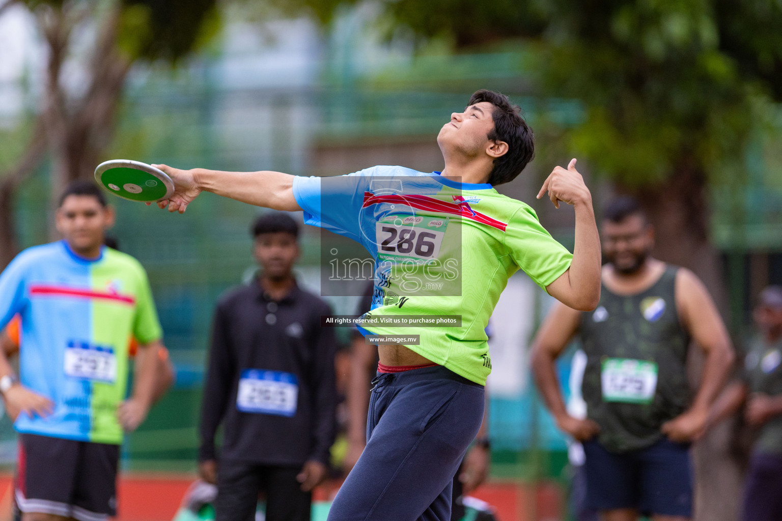 Day 2 of National Athletics Championship 2023 was held in Ekuveni Track at Male', Maldives on Friday, 24th November 2023. Photos: Nausham Waheed / images.mv