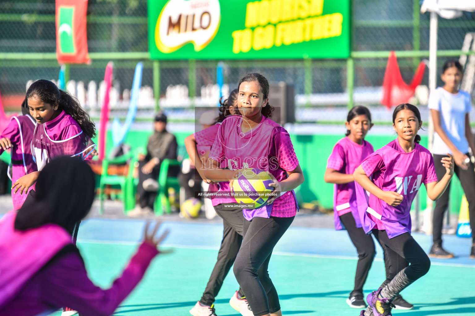 Day 8 of Junior Netball Championship 2022 on 11th March 2022 held in Male', Maldives. Photos by Nausham Waheed