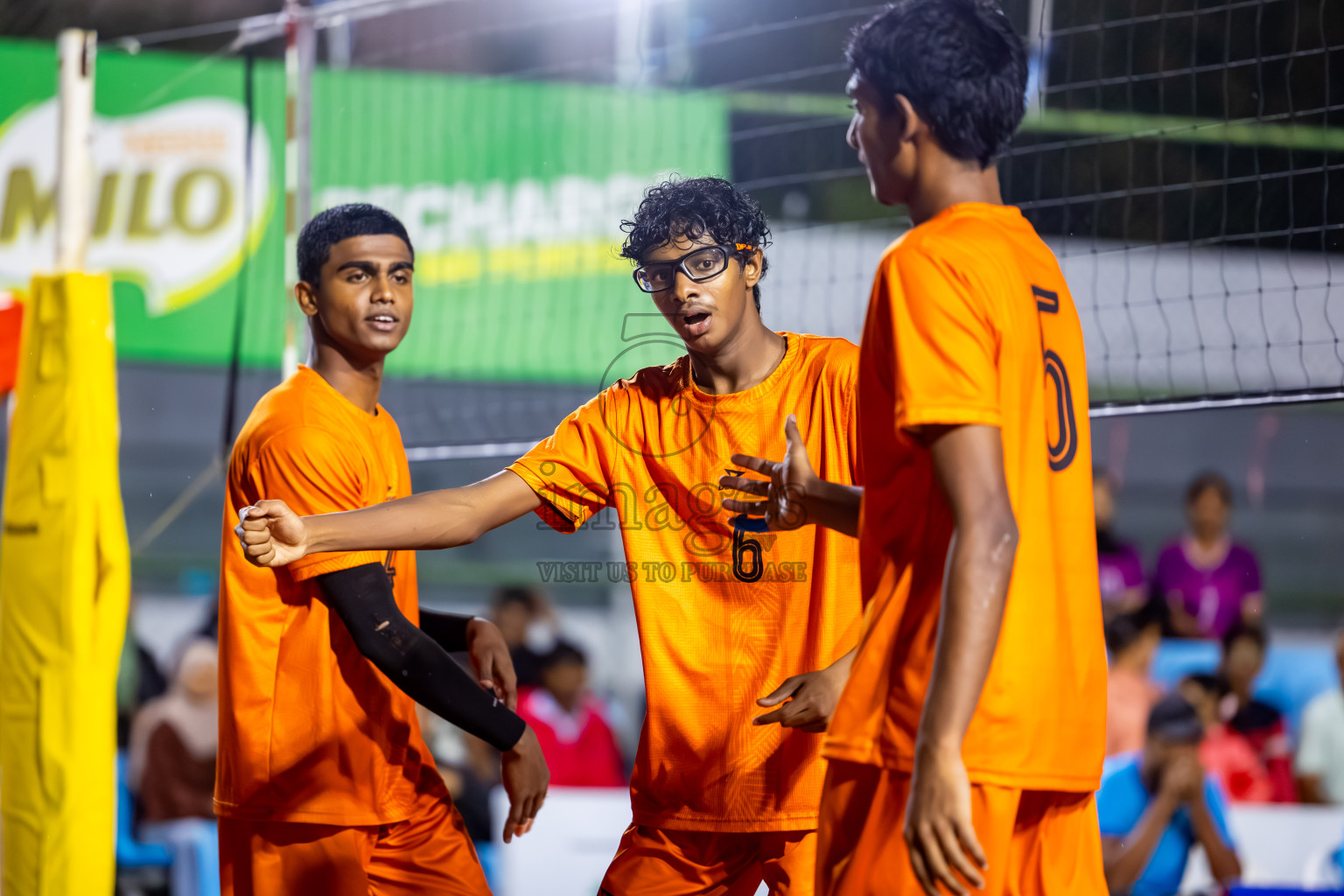 Sports Club Vision vs Sports Club Dhirun in the Bronze Match of Milo National Junior Volleyball Championship 2025 Men's Division was held on Saturday, 29th November 2025 at Ekuveni Turf Court Male', Maldives. Photos: Nausham Waheed / images.mv