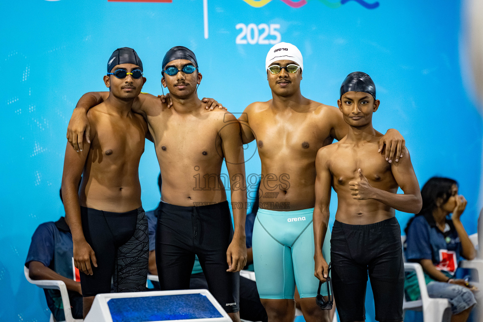 Day 5 of BML 21st Interschool Swimming Competition 2025 was held in Hulhumale' Swimming Pool, Hulhumale', Maldives on Wednesday, 15th October 2025. 
Photos: Hassan Simah / images.mv