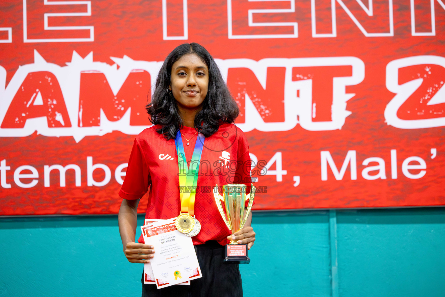 Finals of National Table Tennis Tournament 2024 was held at Male' TT Hall on Friday, 6th September 2024. 
Photos: Abdulla Abeed / images.mv