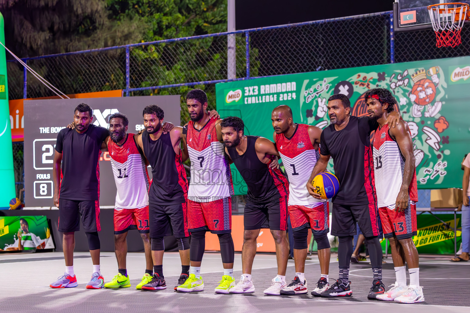 Final Day of MILO Ramadan 3x3 Challenge 2024 was held in Ekuveni Outdoor Basketball Court at Male', Maldives on Tuesday, 19th March 2024.
Photos: Ismail Thoriq / images.mv