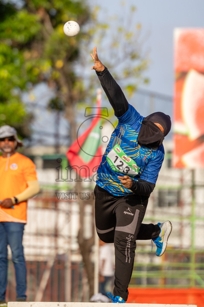 Day 2 of 33rd National Athletics Championship was held in Ekuveni Track at Male', Maldives on Friday, 6th September 2024. Photos: Shuu Abdul Sattar / images.mv