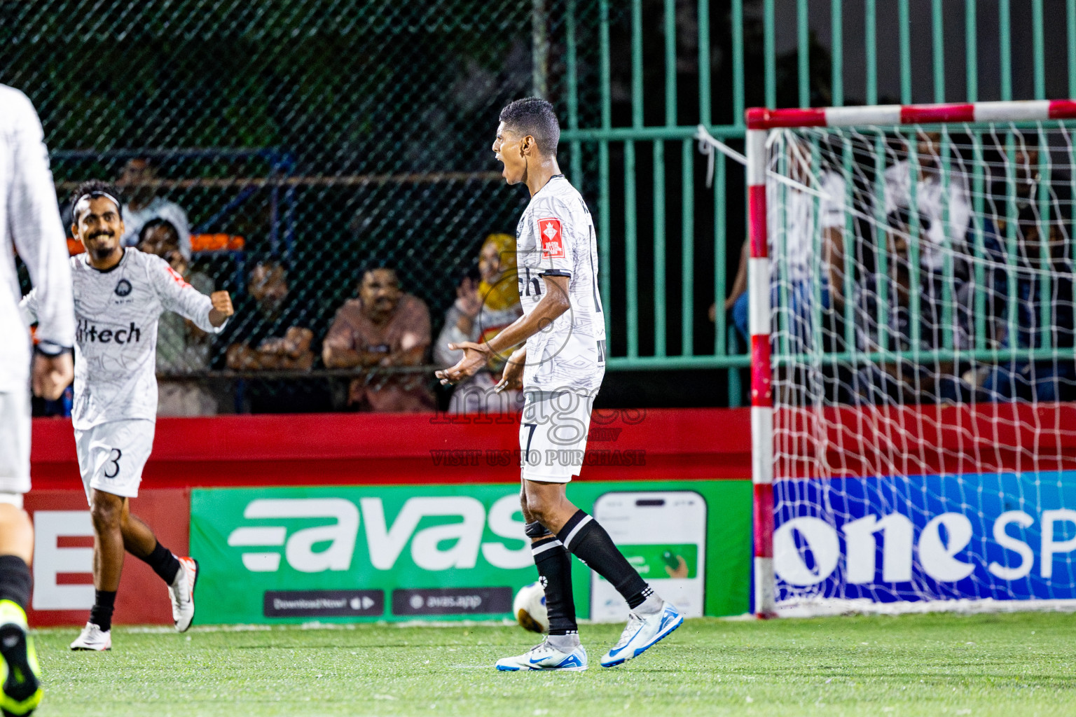 GDh Madaveli VS GDh Thinadhoo in Day 7 of Golden Futsal Challenge 2025 was held on Saturday, 11th January 2025, in Hulhumale', Maldives Photos: Nausham Waheed / images.mv