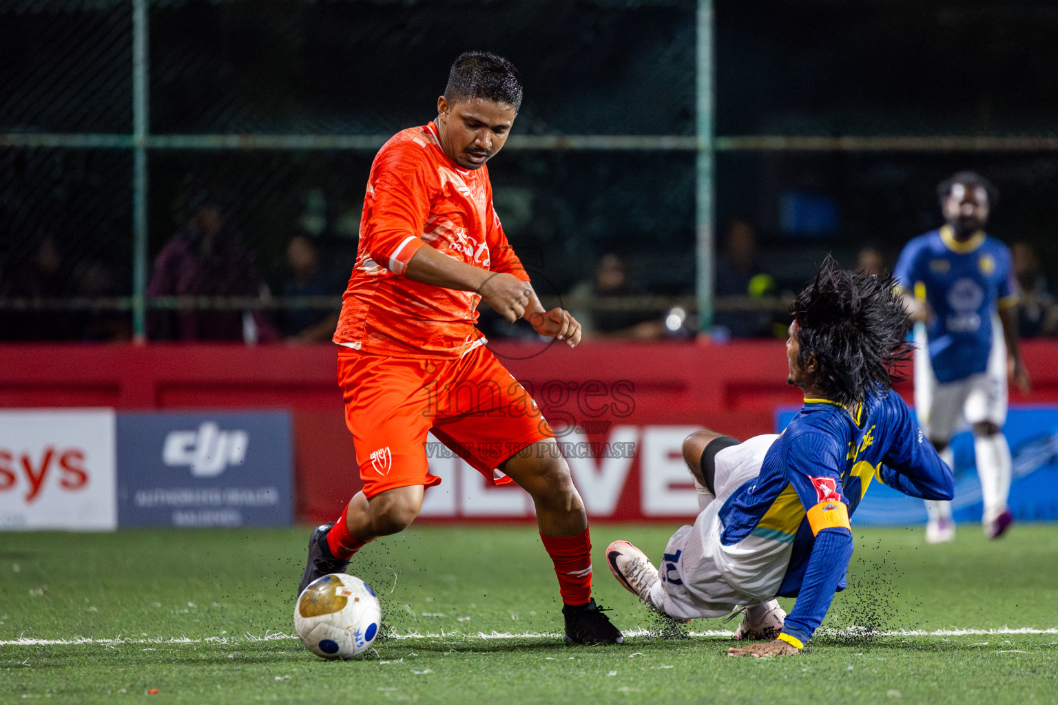 GA Nilandhoo vs GA Kanduhulhudhoo in Day 14 of Golden Futsal Challenge 2025 was held on Saturday, 18th January 2025, in Hulhumale', Maldives. Photos: Nausham Waheed / images.mv