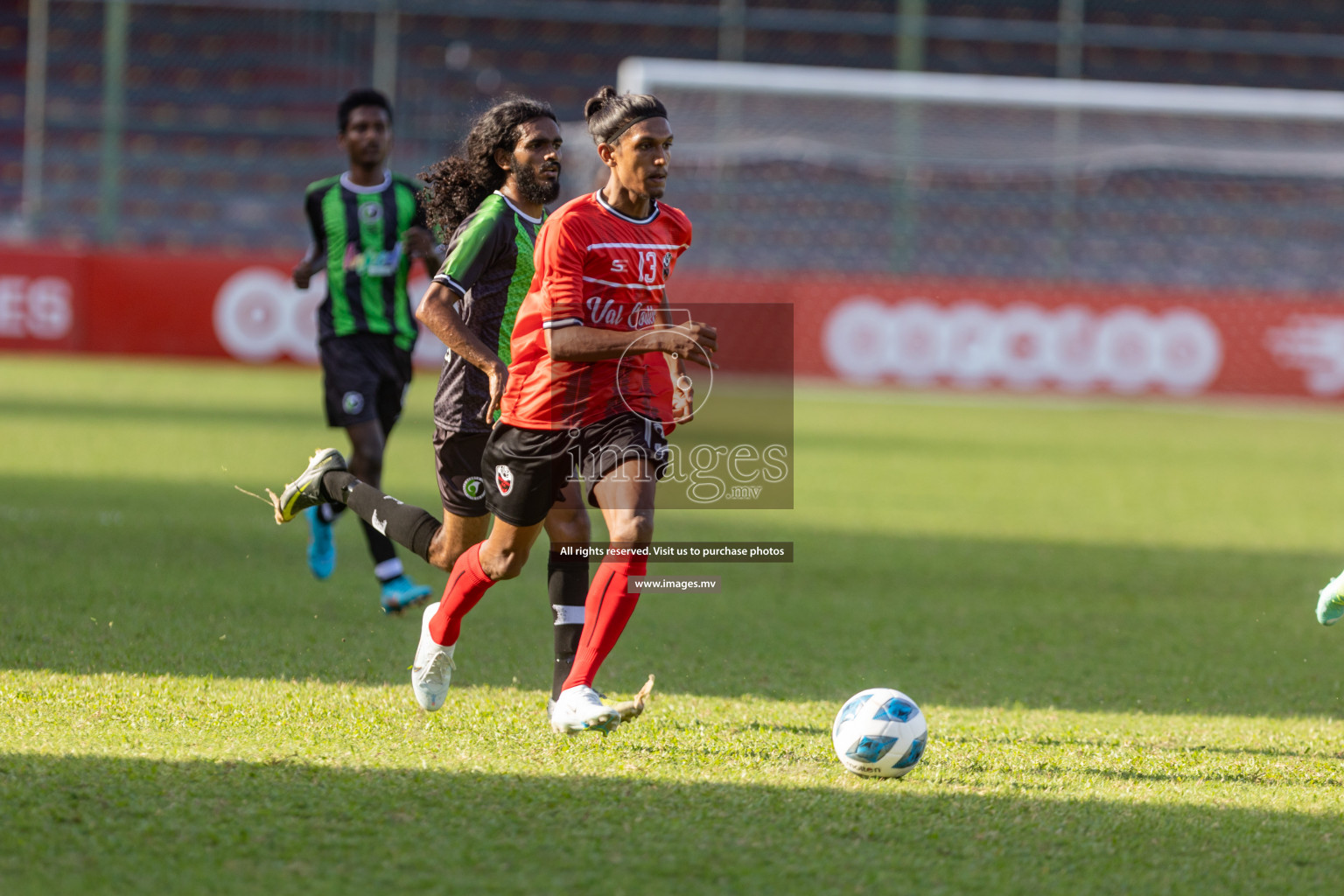 Biss Buru Sports vs JJ Sports Club  in 2nd Division 2022 on 14th July 2022, held in National Football Stadium, Male', Maldives Photos: Hassan Simah / Images.mv