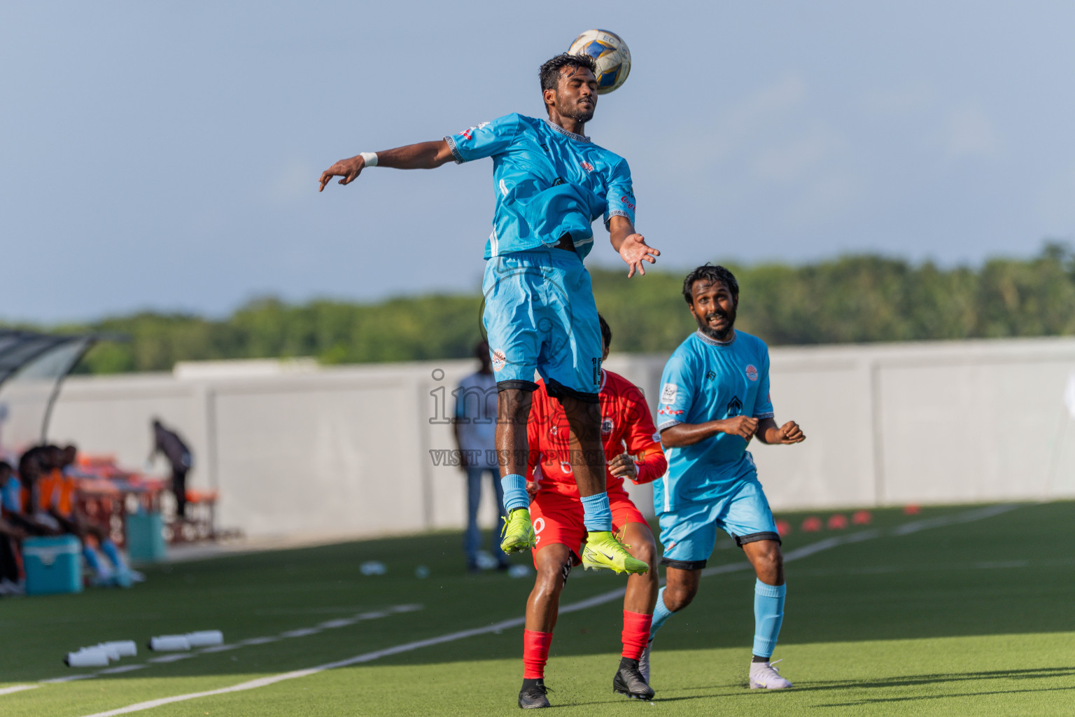 Semi Finals Match 01 Irumathi FC VS CC Sports Club in Day 7 of Eydhafushi Cup 2025 held in Eydhafushi Football Stadium at B. Eydhafushi, Maldives on Friday, 12th September 2025. Photos: Arif Rasheed / images.mv