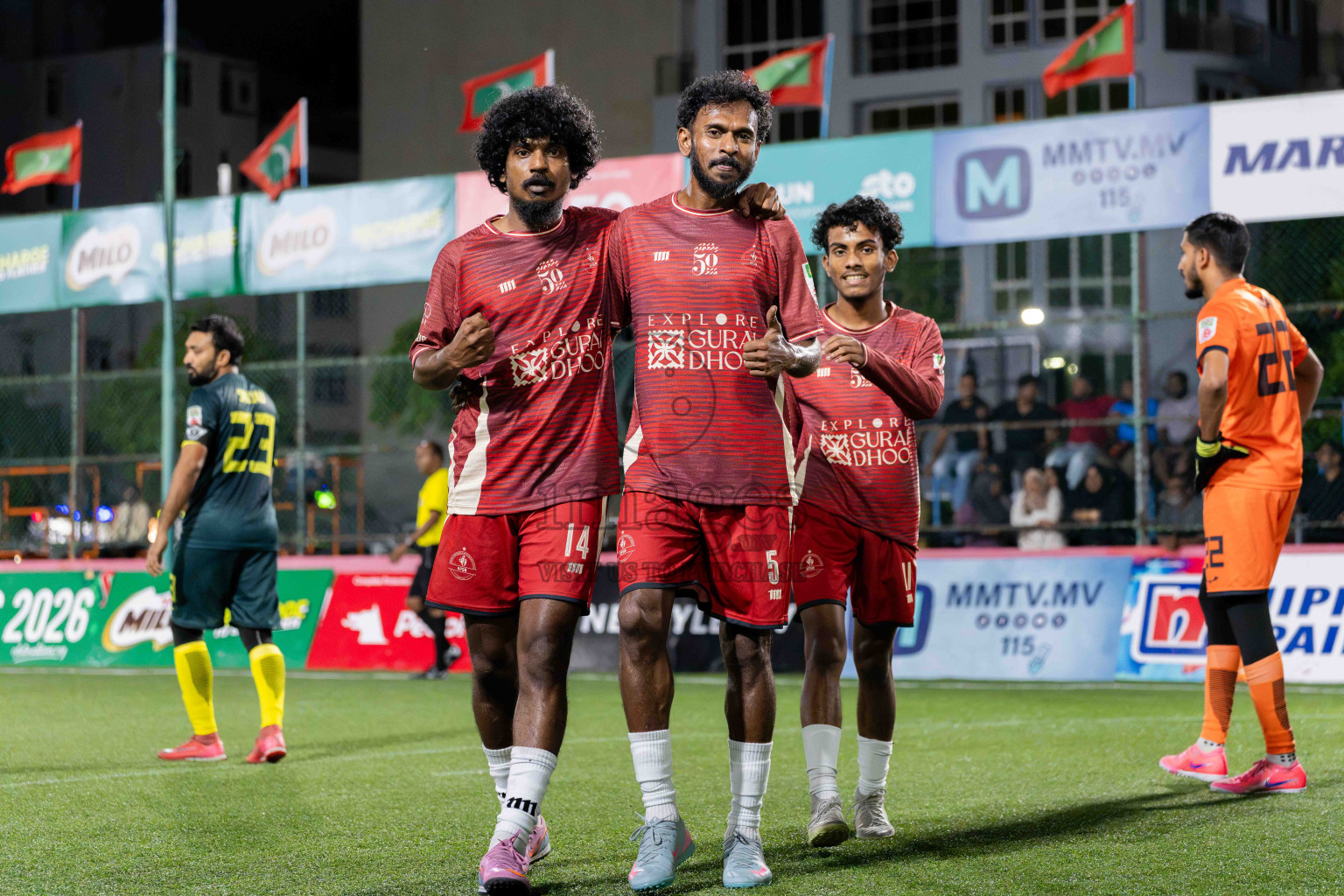 HPSN vs Club AVSEC in day 15 of Club Maldives Classic 2026 was held in Rehendhi Futsal Ground, Hulhumale', Maldives on Sunday, 5th July 2026. Photos: Arif Rasheed / images.mv