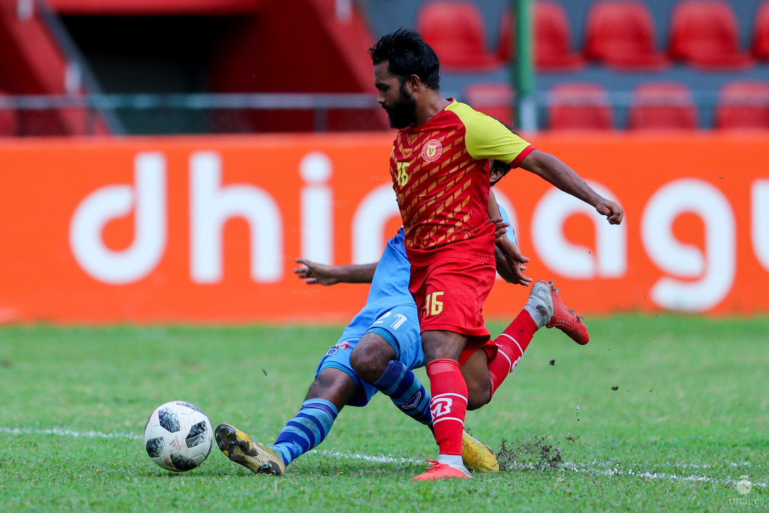 Victory SC vs NRSC in Male, Maldives, Tuesday October 30, 2018. (Images.mv Photo/Suadh Abdul Sattar)