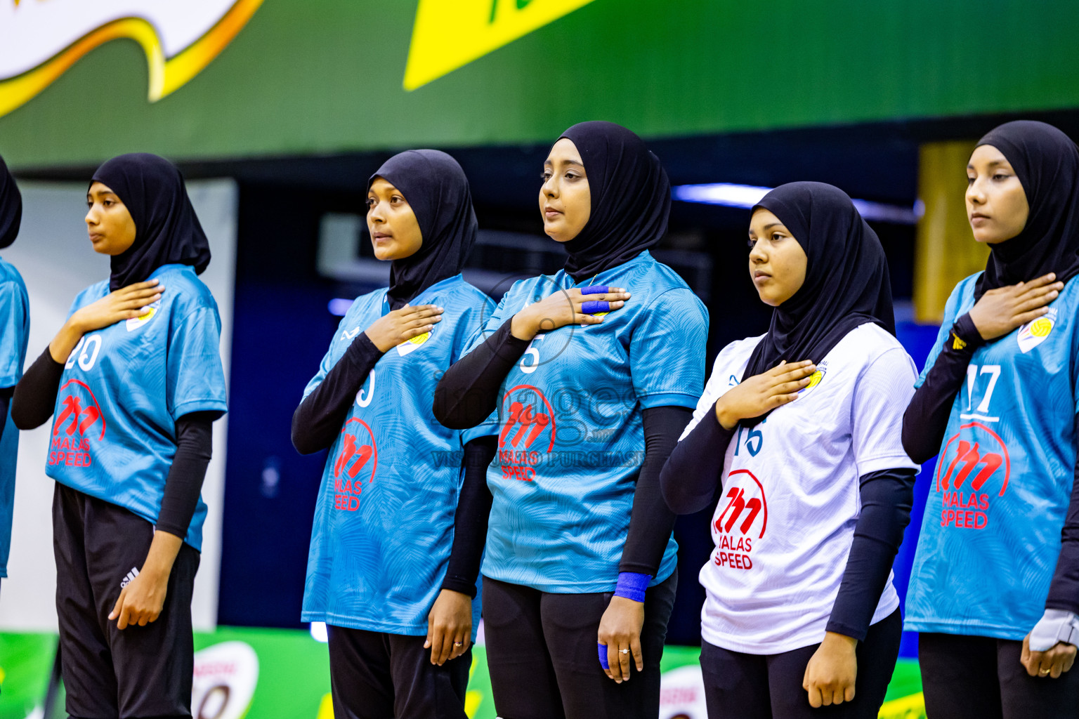 Semi Final of Women's Division of Milo VAM Cup 2024 held in Male', Maldives on Friday, 12th July 2024 at Social Center Indoor Hall Photos By: Nausham Waheed / images.mv