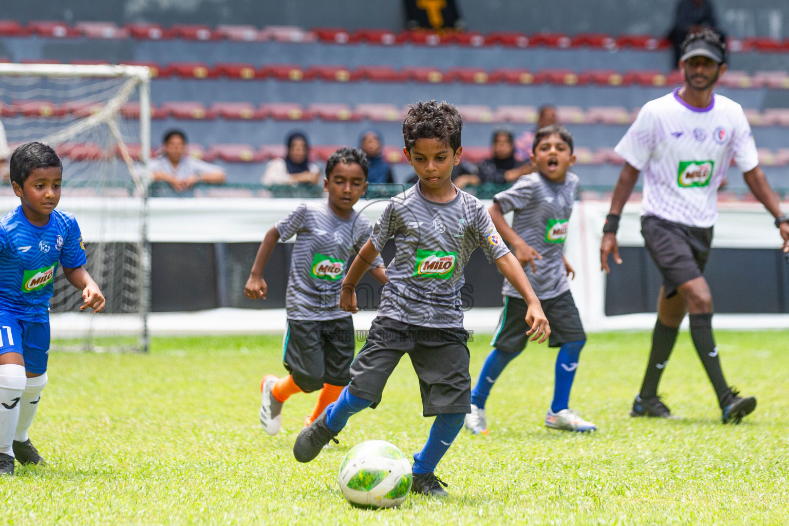 Day 2 of MILO Kids Football Fiesta was held at National Stadium in Male', Maldives on Saturday, 24th February 2024.