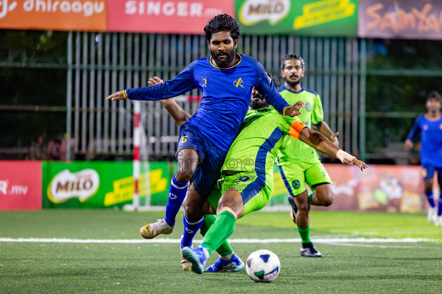 Customs rc vs Club Immigration in Club Maldives Cup 2024 held in Rehendi Futsal Ground, Hulhumale', Maldives on Wednesday, 2nd October 2024. Photos: Nausham Waheed / images.mv