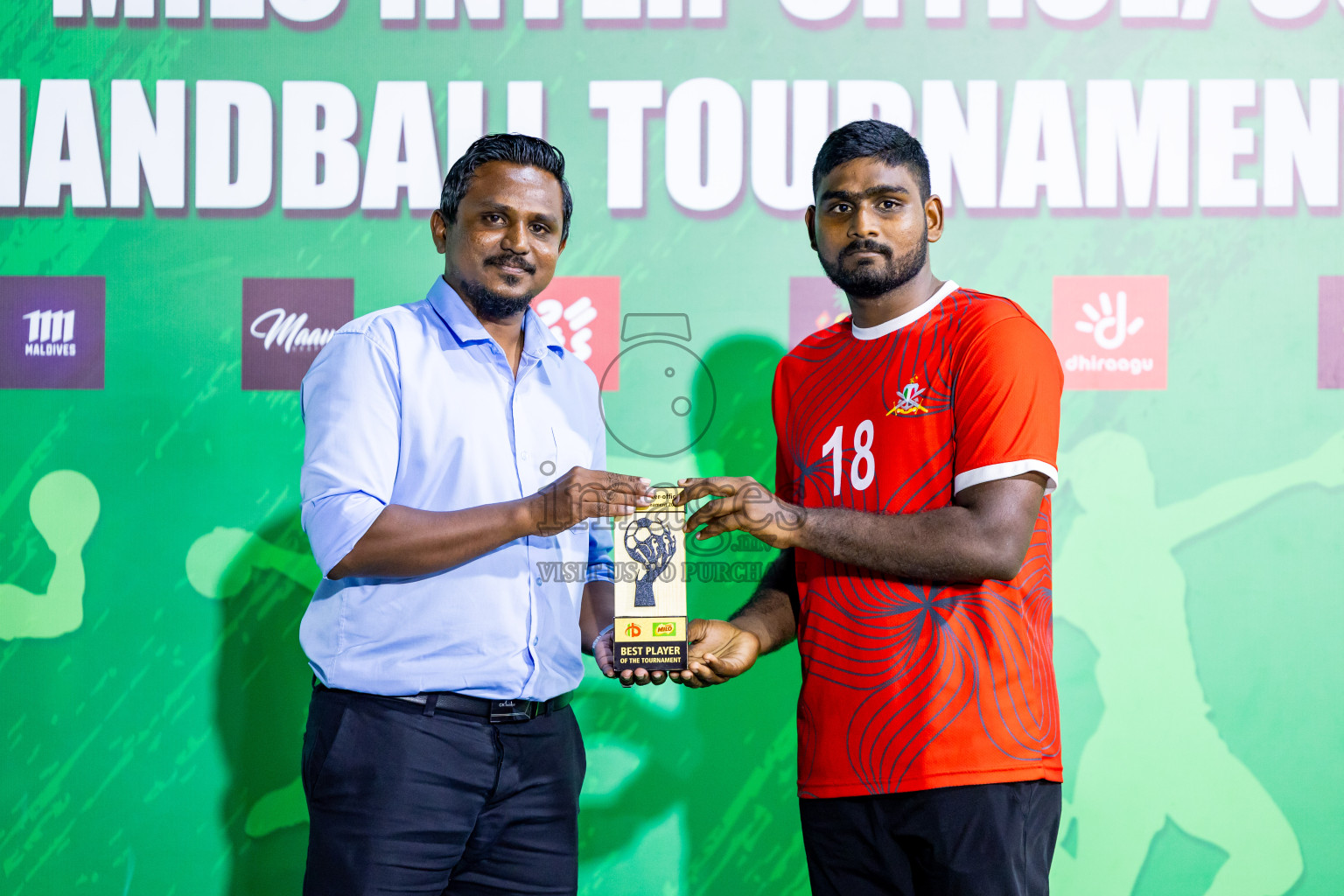 2nd Division Final of 8th Inter-Office/Company Handball Tournament 2024, held in Handball ground, Male', Maldives on Tuesday, 17th September 2024 Photos: Nausham Waheed/ Images.mv