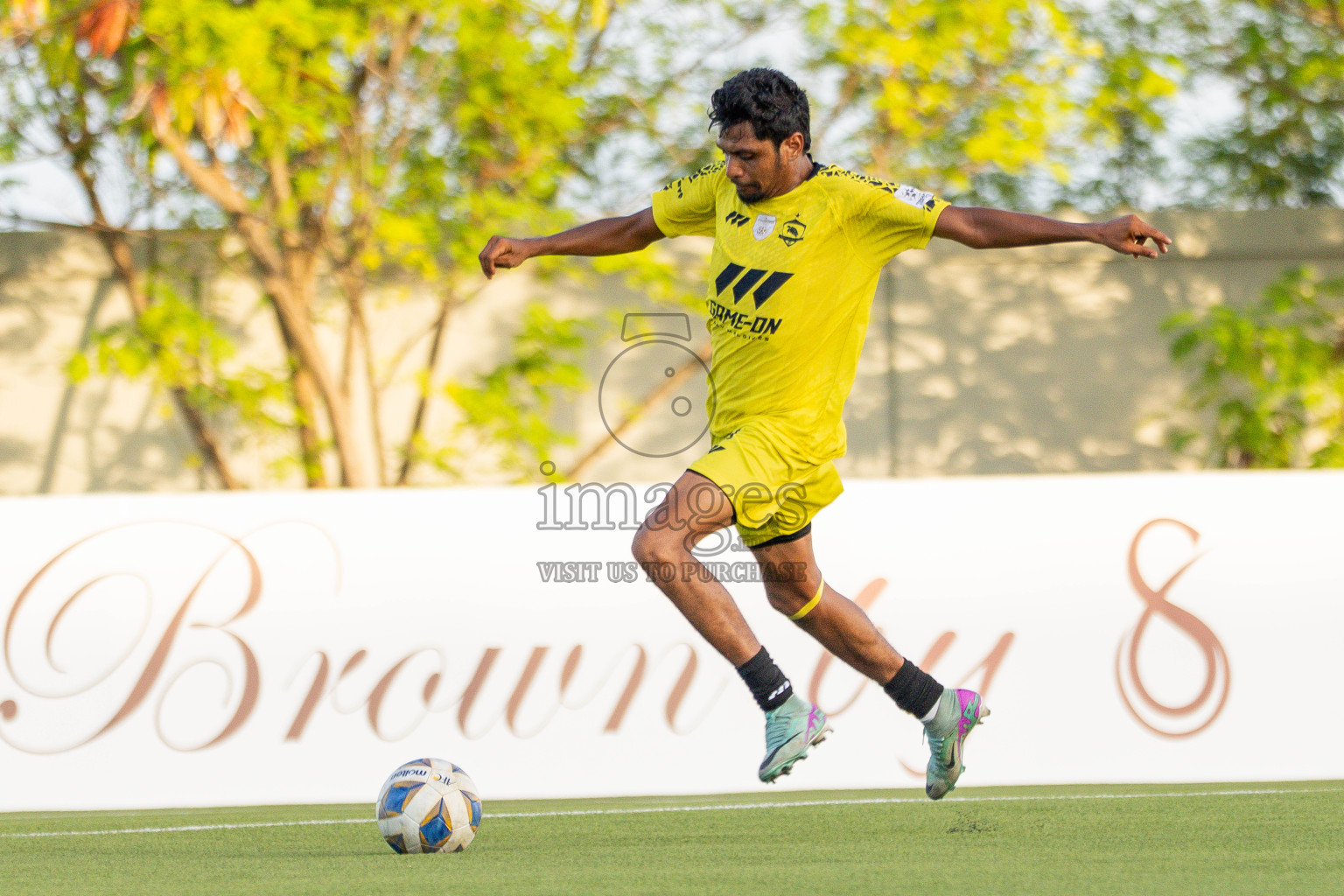Semi Finals Match 02 Huss Songun FT VS Velaa Sports Club in Day 8 of Eydhafushi Cup 2025 held in Eydhafushi Football Stadium at B. Eydhafushi, Maldives on Saturday, 13th September 2025. Photos: Arif Rasheed / images.mv