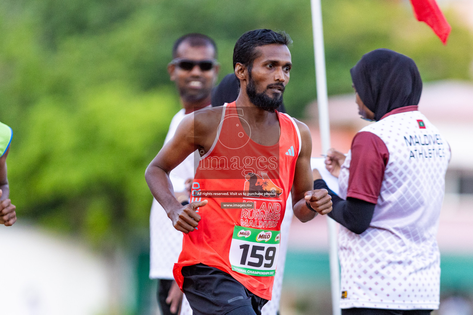 Day 1 of National Athletics Championship 2023 was held in Ekuveni Track at Male', Maldives on Thursday 23rd November 2023. Photos: Nausham Waheed / images.mv