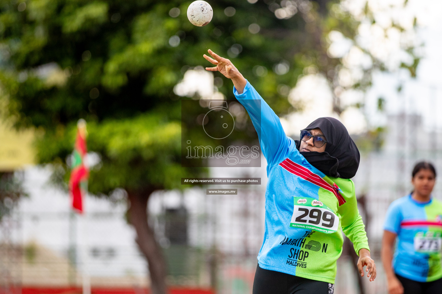 Day 2 of National Athletics Championship 2023 was held in Ekuveni Track at Male', Maldives on Friday, 24th November 2023. Photos: Hassan Simah / images.mv