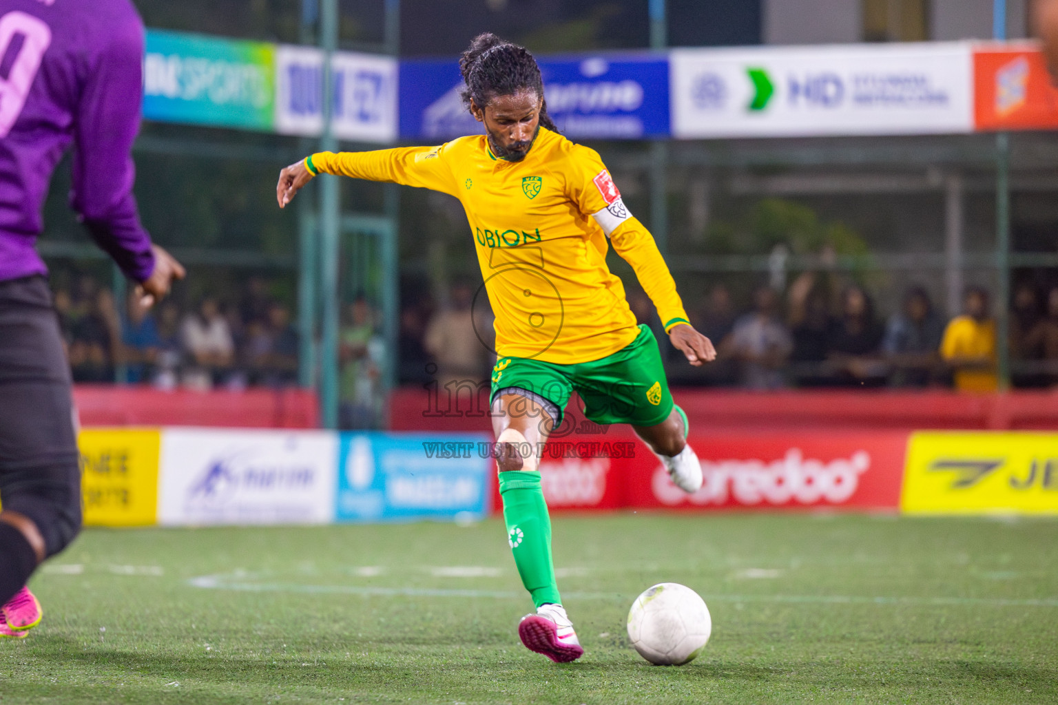 GDh Vaadhoo vs GA Kanduhulhudhoo on Day 33 of Golden Futsal Challenge 2024, held on Sunday, 18th February 2024, in Hulhumale', Maldives Photos: Mohamed Mahfooz Moosa / images.mv