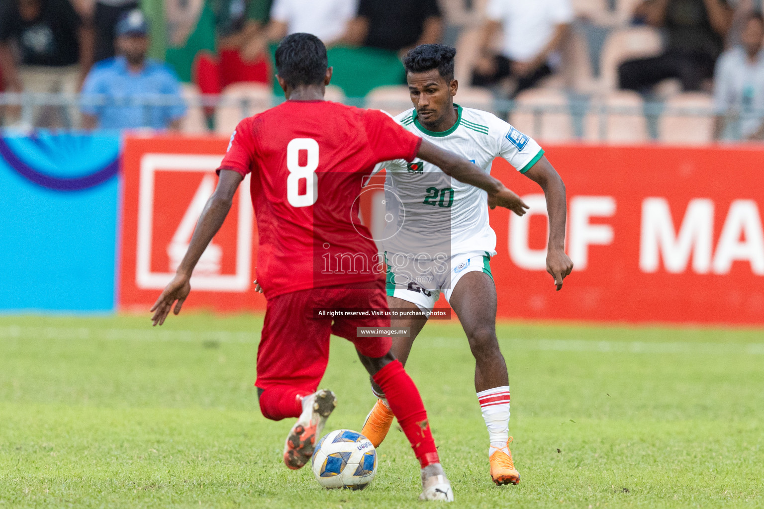 FIFA World Cup 2026 Qualifiers Round 1 home match vs Bangladesh held in the National Stadium, Male, Maldives, on Thursday 12th October 2023. Photos: Nausham Waheed / Images.mv