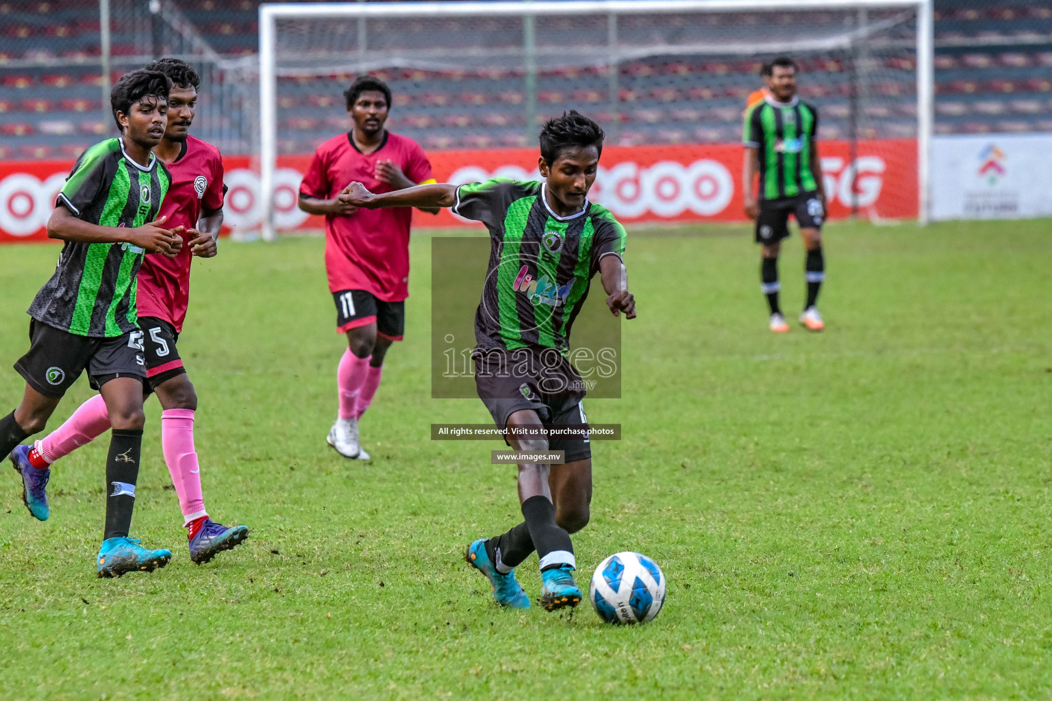 JJ Sports Club vs Capital City Sports Club  in the 2nd Division 2022 on 30thJuly 2022, held in National Football Stadium, Male', Maldives Photos: Nausham Waheed / Images.mv