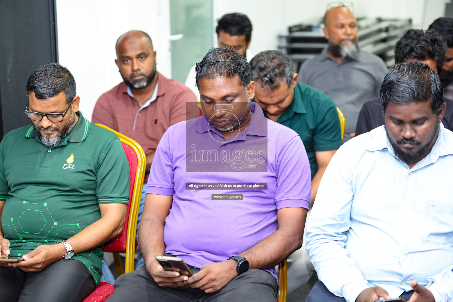 Round of 16 Draw of Club Maldives 2023 held in Boalhage Male, Maldives, on Monday, 31st July 2023 Photos: Nausham Waheed / images.mv