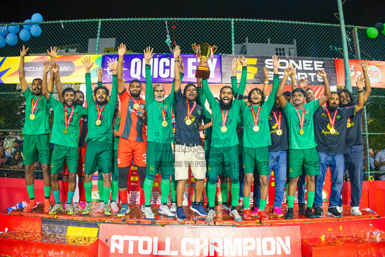 HA Dhidhdhoo vs HA Vashafaru in Haa Alif Atoll Finals Day 28 of Golden Futsal Challenge 2025 was held on Saturday , 1st February 2025, in Hulhumale', Maldives. Photos: Abdulla Abeed / images.mv