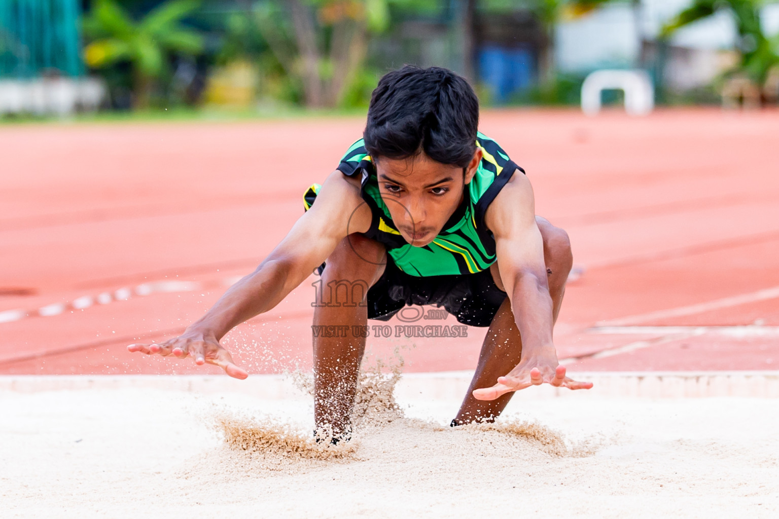 Day 3 of MWSC Interschool Athletics Championships 2024 held in Hulhumale Running Track, Hulhumale, Maldives on Monday, 11th November 2024. Photos by:  Nausham Waheed / Images.mv