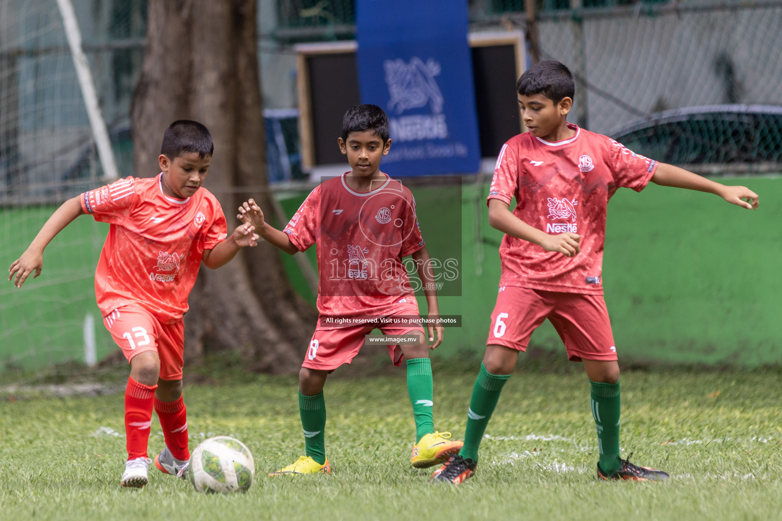 Day 1 of Nestle kids football fiesta, held in Henveyru Football Stadium, Male', Maldives on Wednesday, 11th October 2023 Photos: Shut Abdul Sattar/ Images.mv