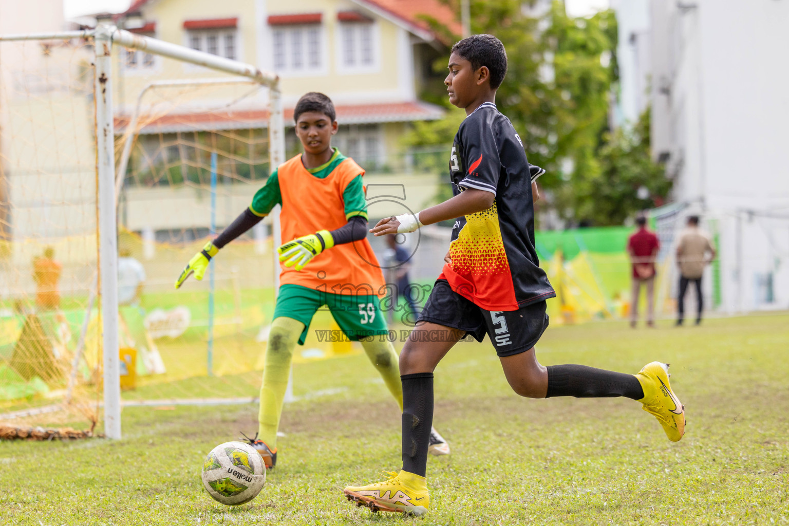 Day 1 of MILO Academy Championship 2024 - U12 was held at Henveiru Grounds in Male', Maldives on Thursday, 4th July 2024. Photos: Shuu Abdul Sattar / images.mv