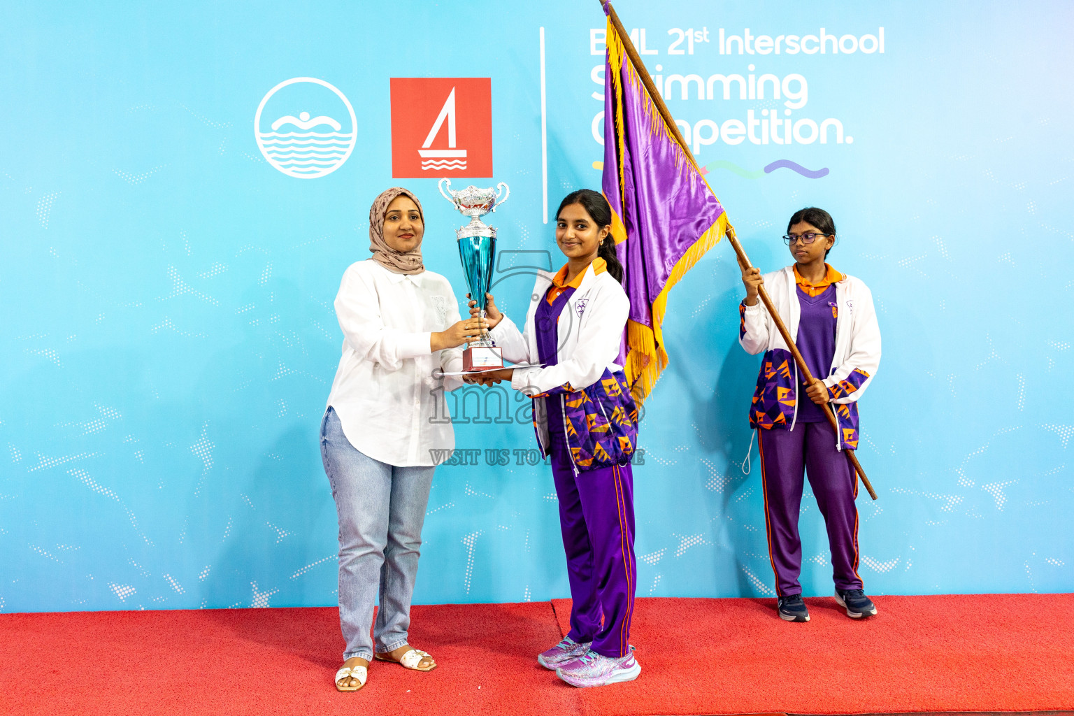 Closing Ceremony of BML 21st Interschool Swimming Competition 2025 .was held in Hulhumale' Swimming Pool, Hulhumale', Maldives on Saturday, 18th October 2025. 
Photos: Hassan Simah / images.mv