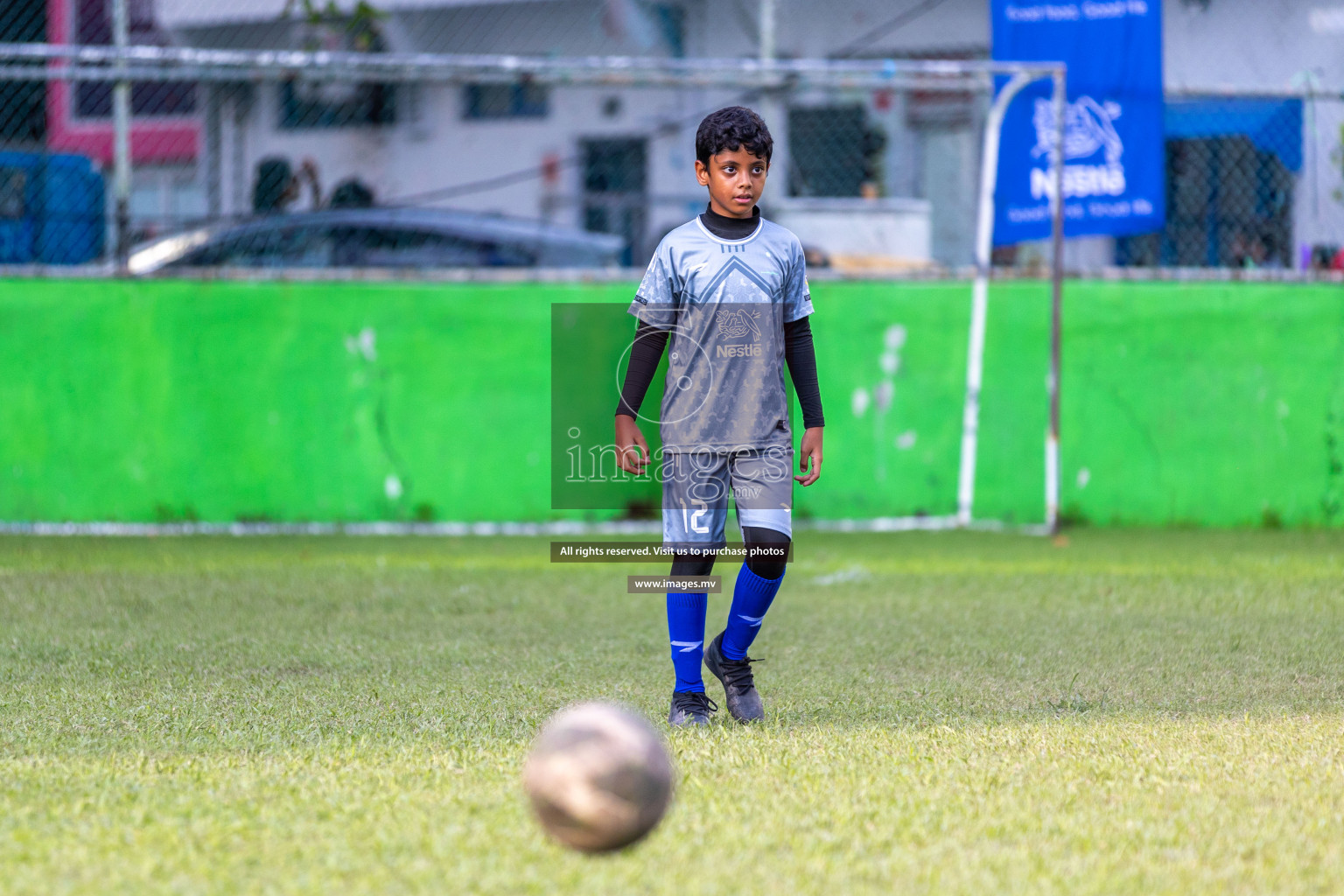 Day 2 of Nestle kids football fiesta, held in Henveyru Football Stadium, Male', Maldives on Thursday, 12th October 2023 Photos: Ismail Thoriq / Images.mv