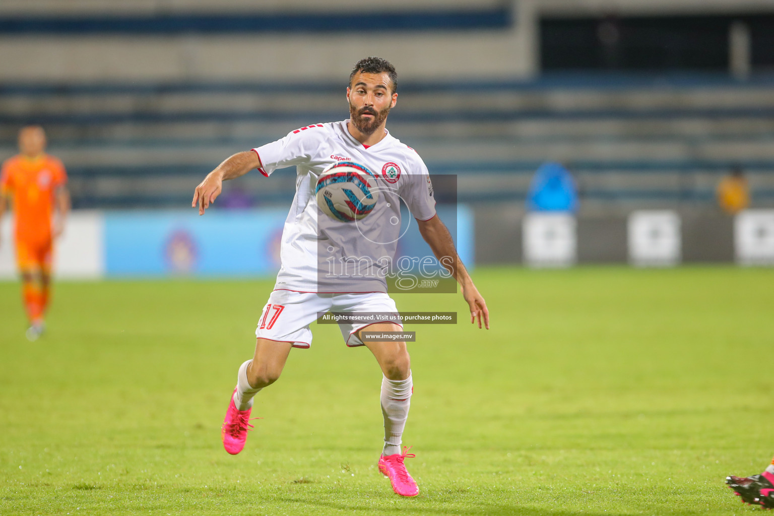 Bhutan vs Lebanon in SAFF Championship 2023 held in Sree Kanteerava Stadium, Bengaluru, India, on Sunday, 25th June 2023. Photos: Nausham Waheed, Hassan Simah / images.mv