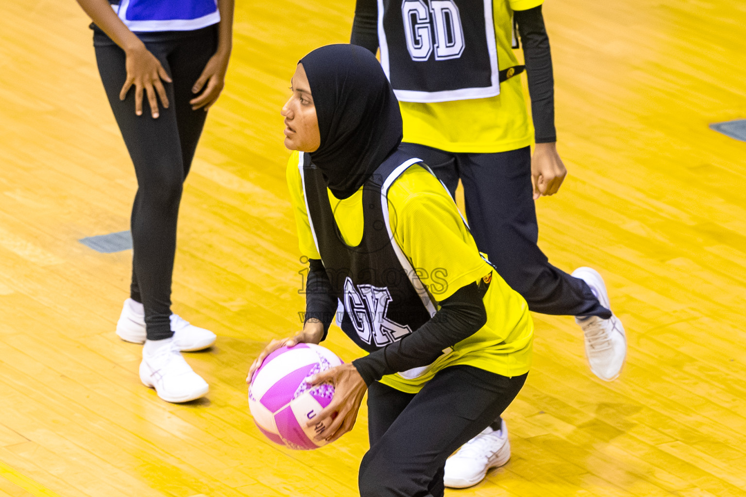 S.C. Shining Star vs KYRC in the Semi-finals of 24th Milo Netball Association Championship was held in Social Center at Male', Maldives on Wednesday, 10th September 2025. Photos: Mohamed Mahfooz Moosa / images.mv