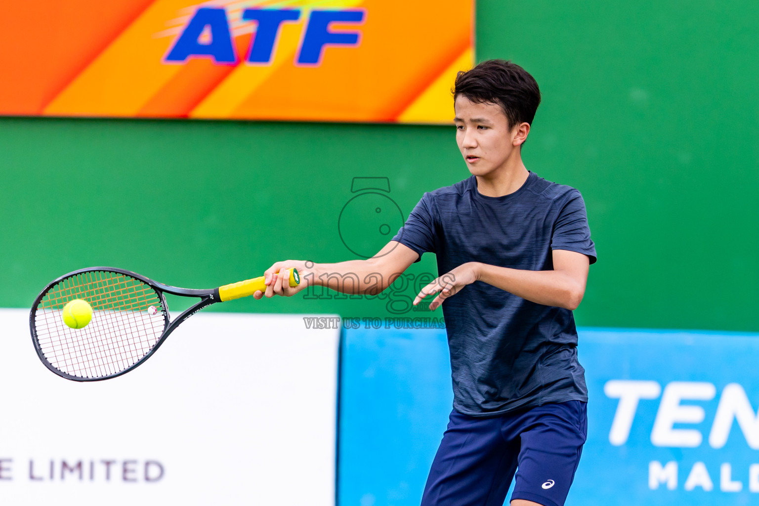 Day 7 of ATF Maldives Junior Open Tennis was held in Male' Tennis Court, Male', Maldives on Wednesday, 18th December 2024. Photos: Nausham Waheed/ images.mv